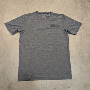 Vanquish Utility Gray Short Sleeve Men's XL Gray Gym Workout